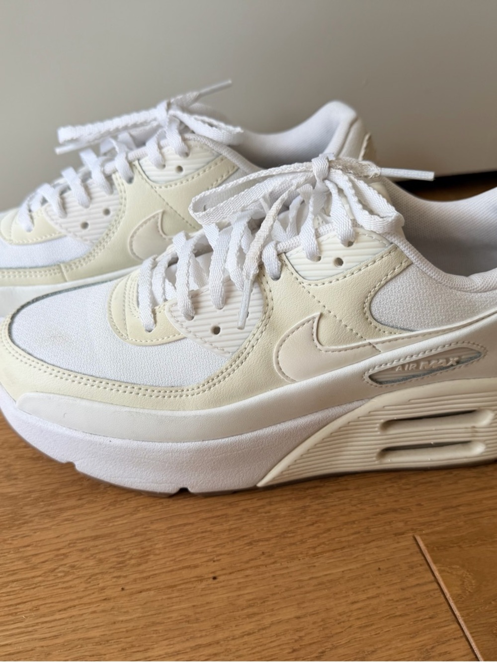 Nike Women’s Air Max Sneakers in White and Cream
